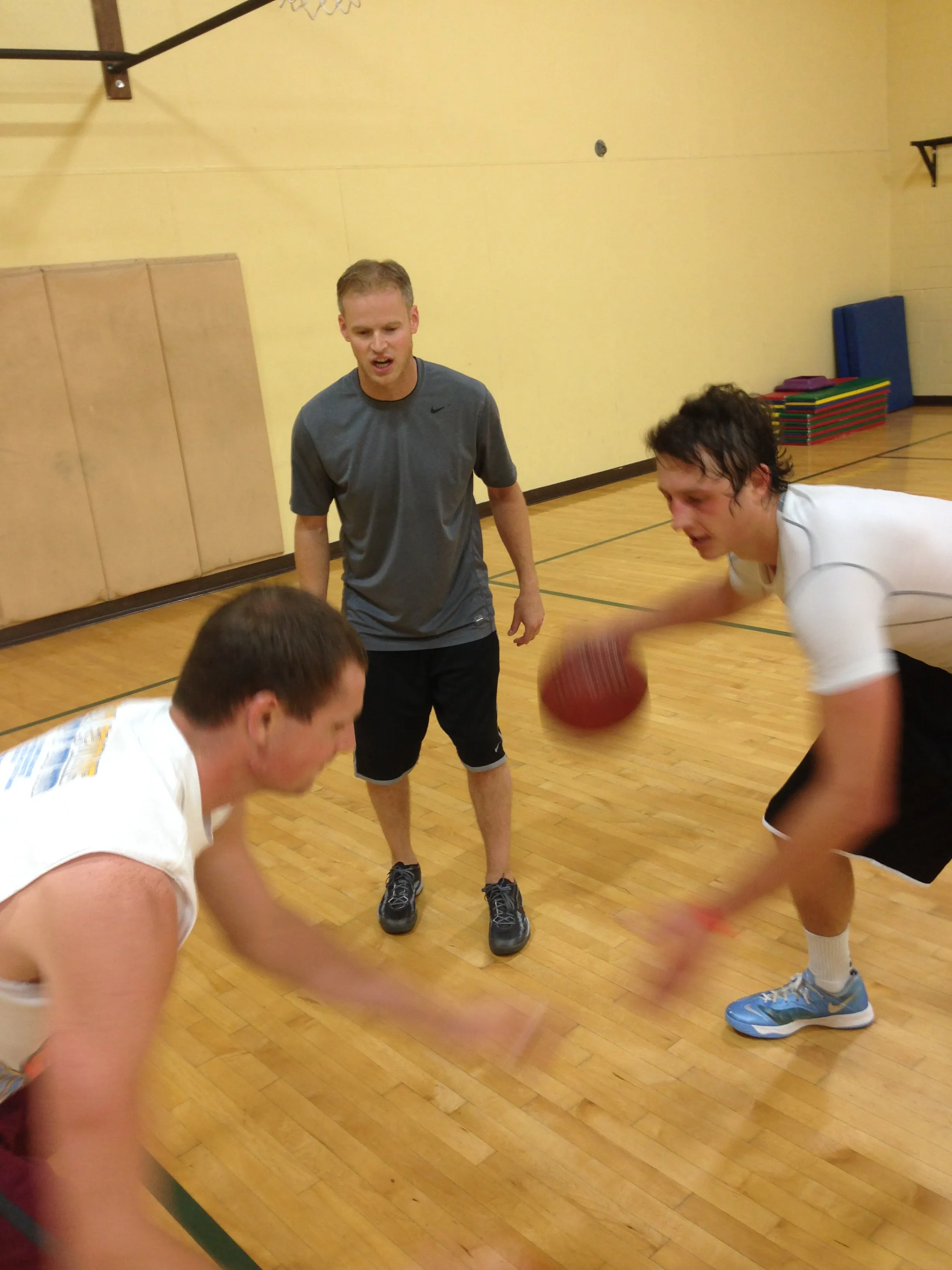Eric coaches two competing players